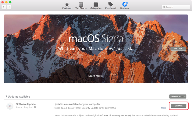 Apple Upgrade To Sierra